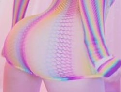 Rainbow Cherry - Fishnet Booty, A-hole plug with the addition of Blowjob