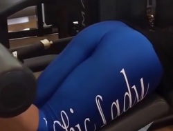 spandex blue gym